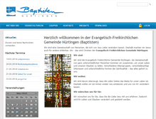 Tablet Screenshot of baptisten-nuertingen.de